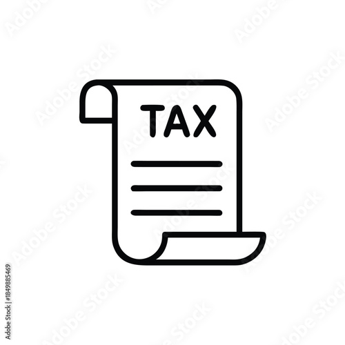 tax return document form icon