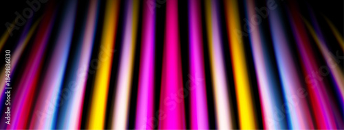 Vertical colorful lines dominate image. Black background creates strong contrast, vibrant spectrum visible. Modern abstract design.