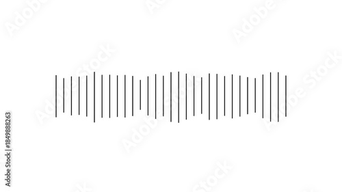 Sound wave icon. Podcast soundwave line of voice. Record music player. Mobile talk track. Sound waves for voice message. Audio wave icon.