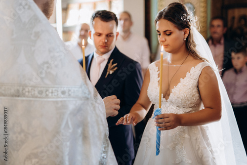 Obraz na plátně wedding,glans ritual in the Orthodox Church