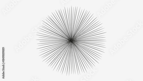 Black Metal Newton Pendulum Kinetic Sculpture.