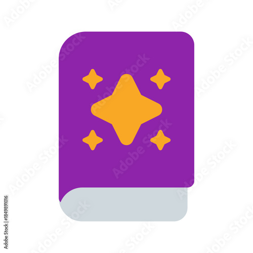 magic book flat icon