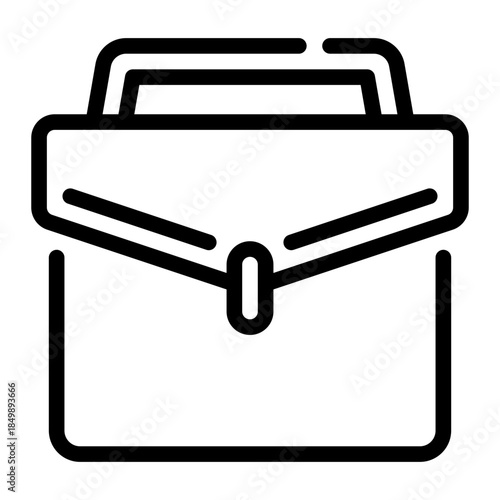 briefcase line icon