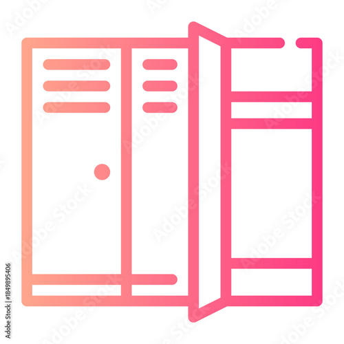 locker gradient icon