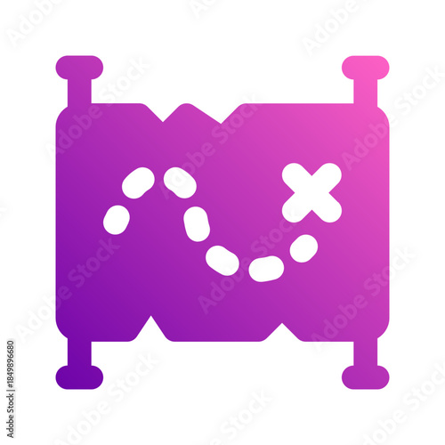 map glyph gradient icon