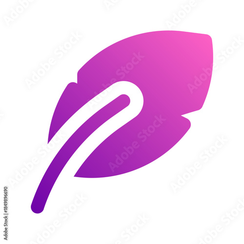 quill glyph gradient icon