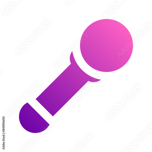magic wand glyph gradient icon