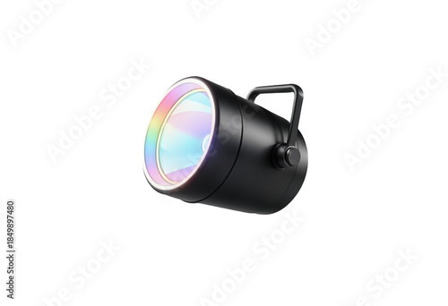 Realistic Stage Light with Colorful Lens