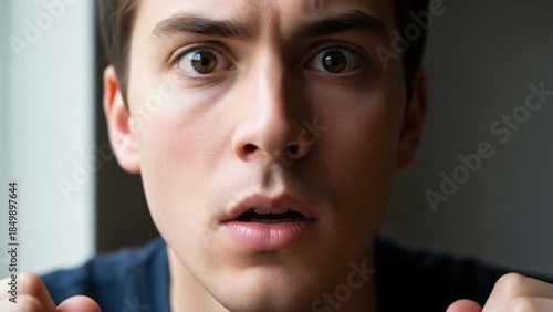 Wallpaper Mural Damn Reaction Portrait Capturing Raw Honesty Subtle Tension and Realistic Skin Texture Torontodigital.ca