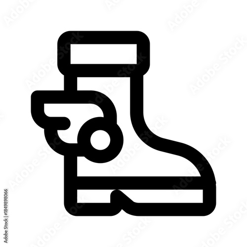 boot line icon