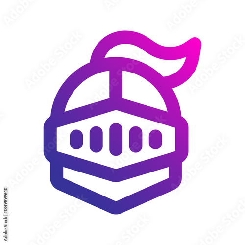 knight line gradient icon