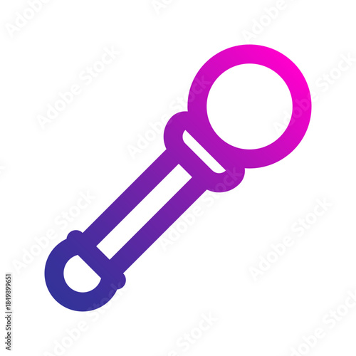 magic wand line gradient icon