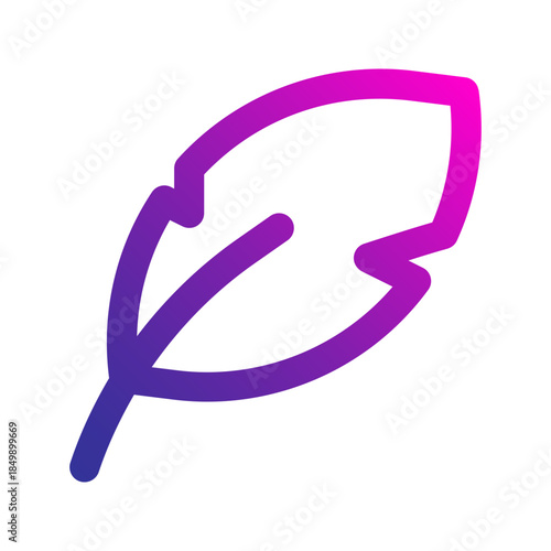quill line gradient icon