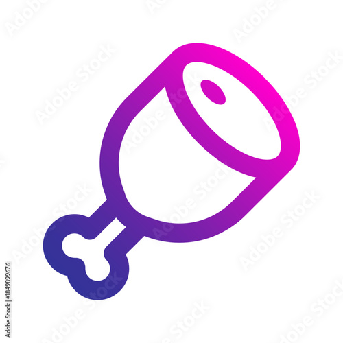 meat line gradient icon