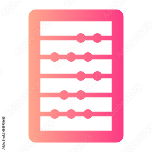 abacus gradient icon