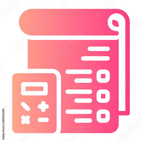 calculating gradient icon