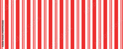 Seamless Christmas candy red stripes pattern. Striped candy cane background. Christmas gift pattern. Winter holiday stripes background. Christmas gift wrap print.