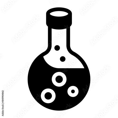 chemical glyph icon