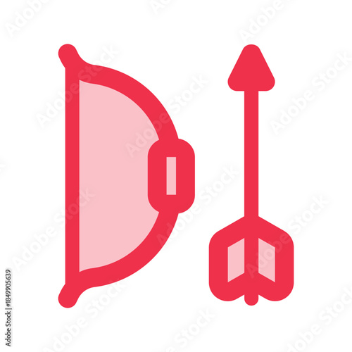 bow outline fill icon
