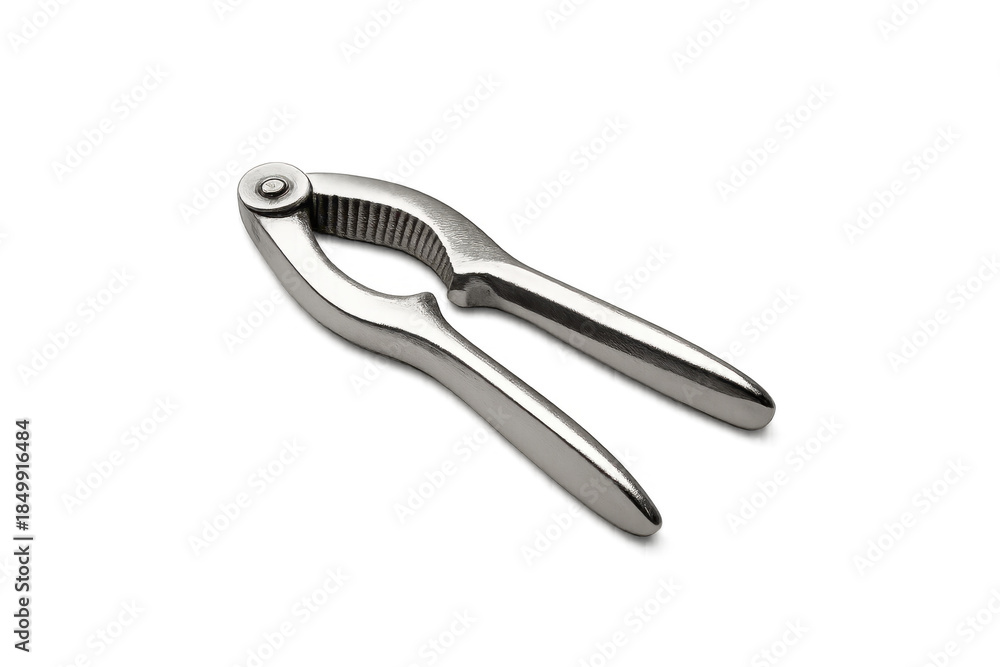 Obraz premium Stainless steel nutcracker tool for cracking nuts