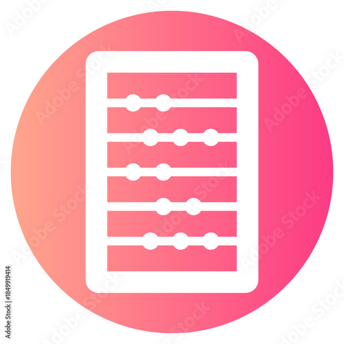 abacus gradient icon