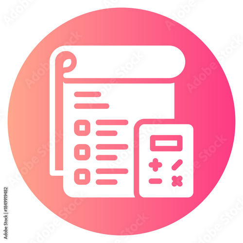 calculating gradient icon