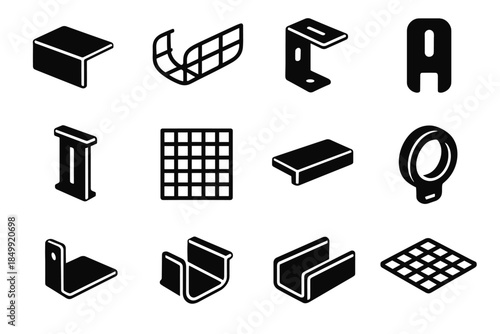 Slab vector mount support lip drop tray desk tile modern cable structural