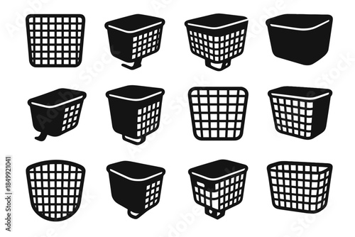 Ridge arc modern icon strip vector bike panel basket cavity plate contour