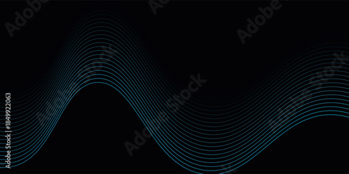 Abstract background with lines and waves. Web banner size. Element for design isolated. Background poster vektor.
