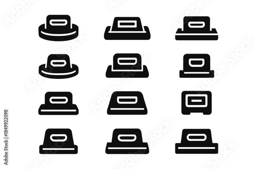 Tile edge dock mount usb connector port icon icons contour slab support