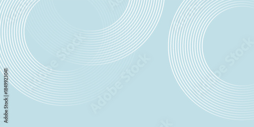 Modern abstract background. Glossy white gradient circle lines. Minimal geometric pattern. Simple graphic elements. Futuristic concept. Suitable for cover, poster, banner, brochure, eps10.