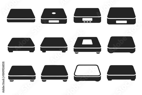 Icons digital scales vector scale node tile smooth balance icon underside cap