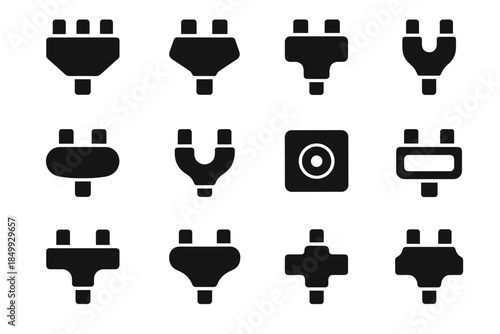 Contour signal band tile line vector smooth ridge bar icon slab splitter