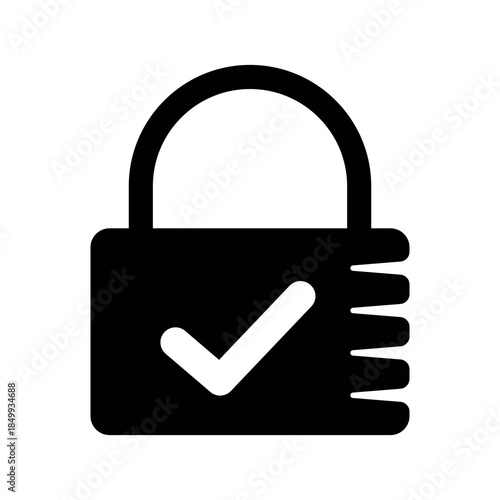 An illustration depicting a black icon of a neural network and artificial intelligence, and everything related to it, on a white background.