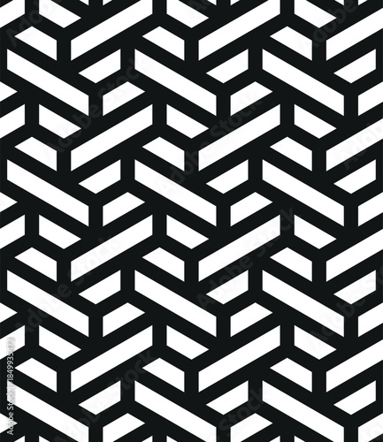 Vector seamless pattern. Modern stylish texture. Repeating geometric tiles. Linear bold essential hexagonal grid. Contemporary graphic design. Basic simple geometry.