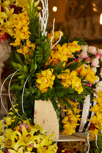 Flower shop in traditional market