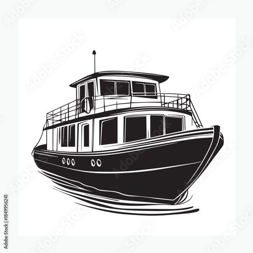 fishing boat on the sea