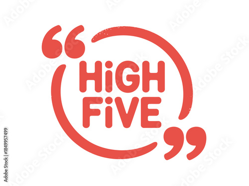High Five Logo Design Concept