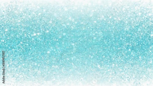 水色のキラキラの光の背景