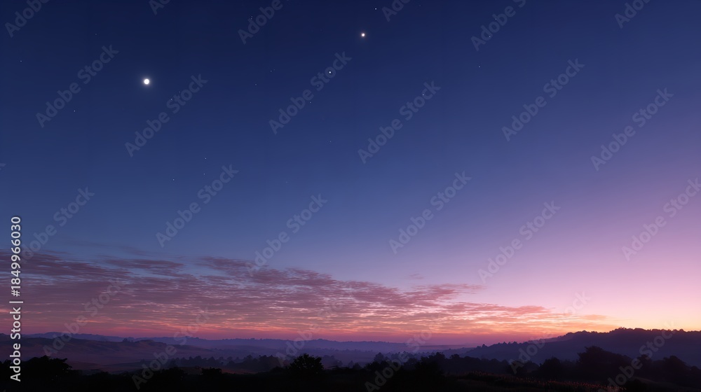 Naklejka premium After sunset sky