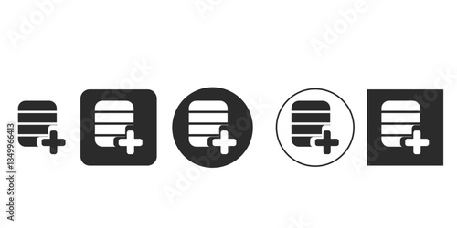 Document list create new file icon vector design | Adding a new item to receipt or task list checklist symbol | UI UX interface graphic for adding data or record keeping 