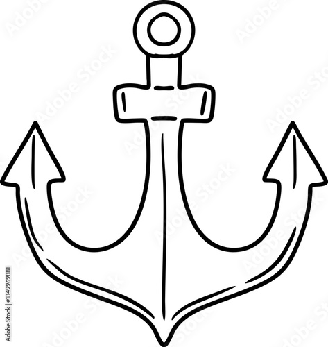 Hand Drawn Anchor