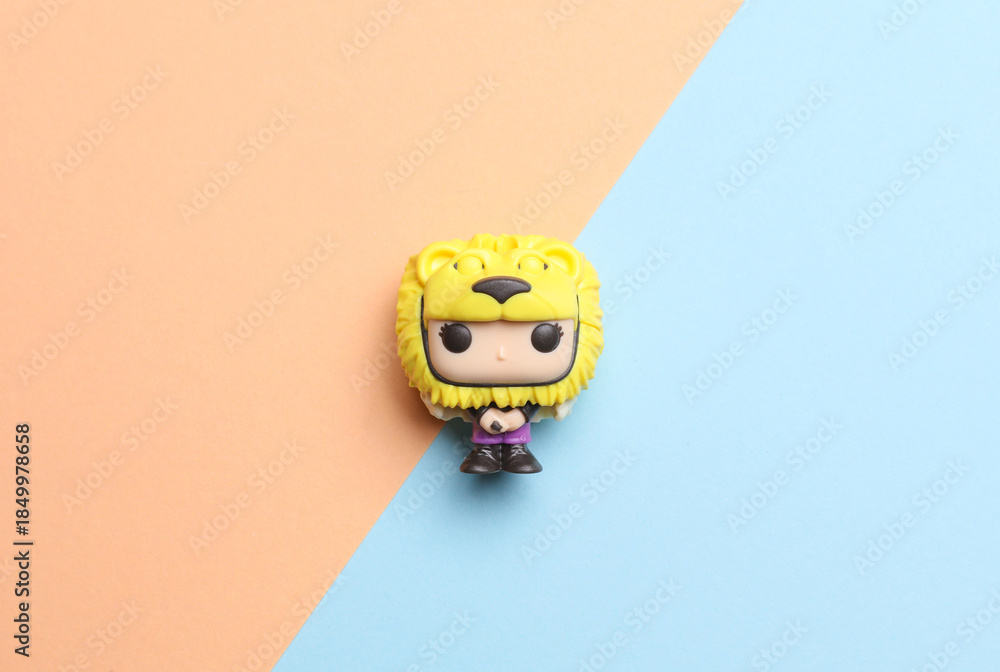 Naklejka premium ODESSA, UKRAINE - MAY 30, 2024: Funko pop figure Luna Lovegood from the Harry Potter universe