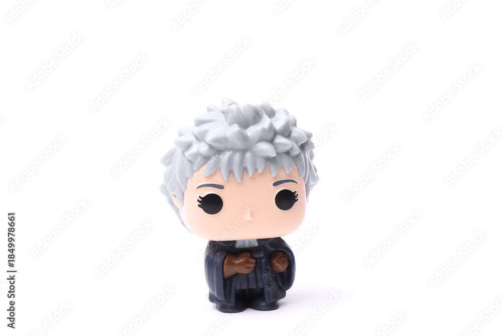 Naklejka premium ODESSA, UKRAINE - MAY 30, 2024: Funko pop figure Rolanda Hooch from the Harry Potter universe
