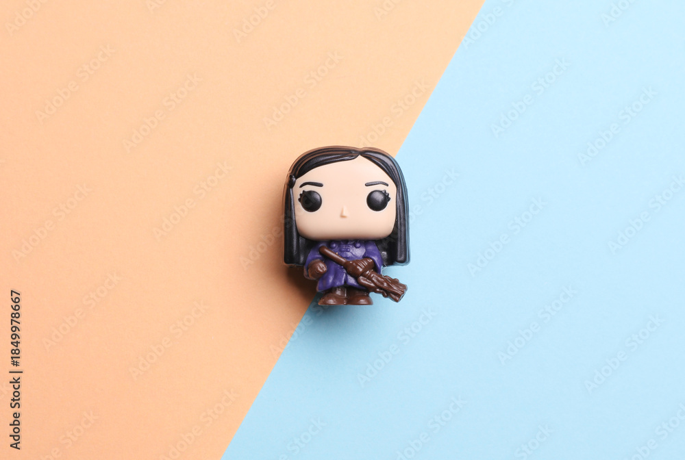 Fototapeta premium ODESSA, UKRAINE - MAY 30, 2024: Funko pop figure Cho Chang from the Harry Potter universe