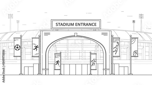 Vector illustration of a technical architectural blueprint showing the 3d project design and interior plan for a modern city house building construction