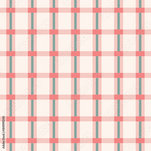 Abstract vector line seamless pattern with horizontal stripes. Simple hand drawn illustration, graphic flat style. Geometric pattern, striped print. Illustration background design for fabric and print