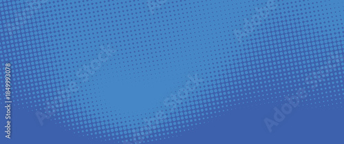 blue halftone pattern. Retro comic gradient background. abstract halftone background.