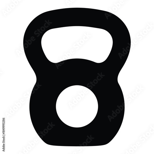 Kettlebell weight for fitness and exercise training equipment