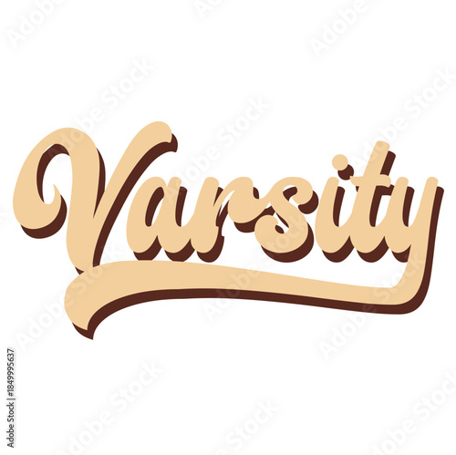 varsity print collage text typography font vintage tshirt print growy font 